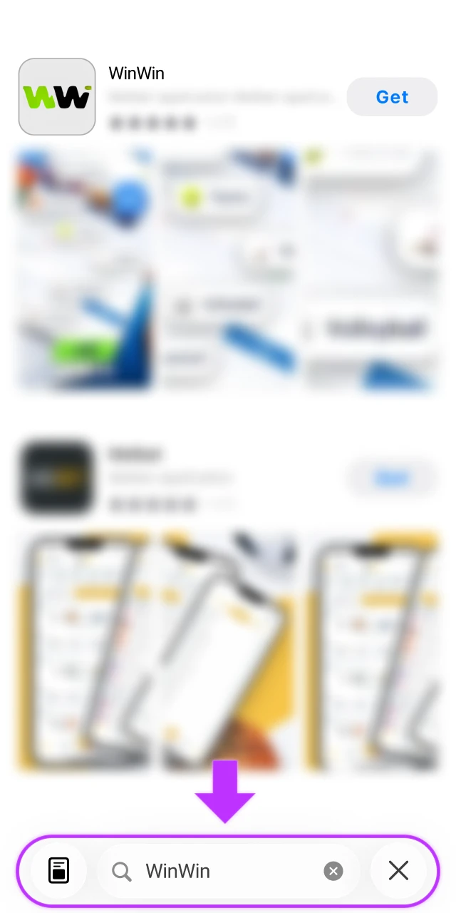 Respond to the iOS system prompt to open the WinWin app page or install the configuration profile.